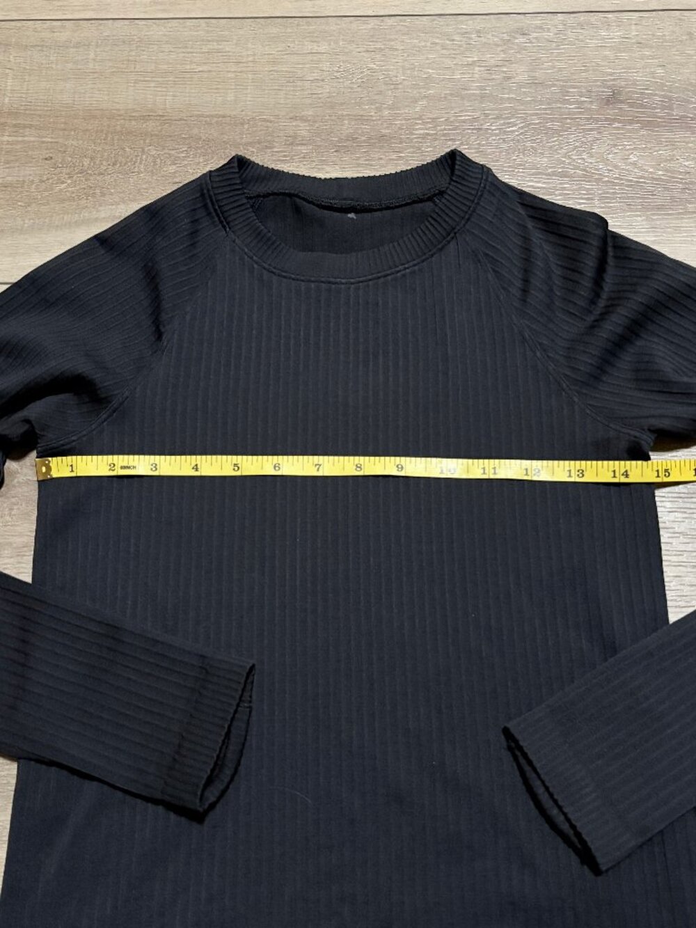 Lululemon Rest Less Ribbed Pullover Size 2 Black - Picture 8 of 12